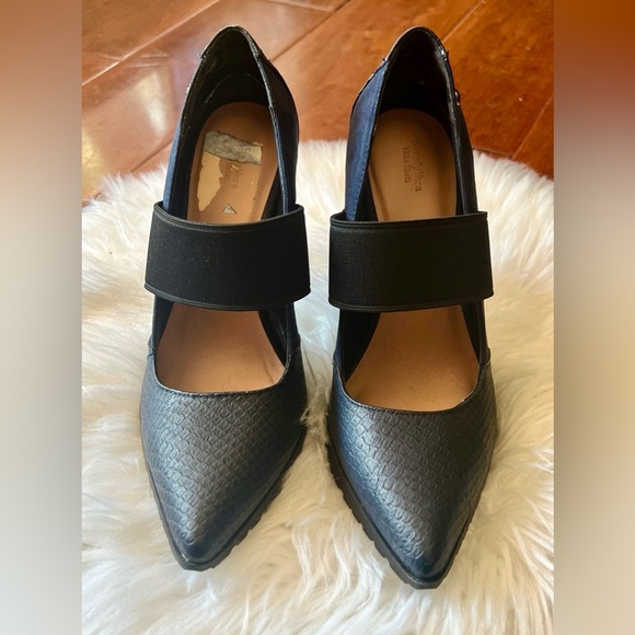 Simply Vera Vera Wang Women's Stretch Mary Jane Platform High Heels Size 7 - Picture 2 of 7